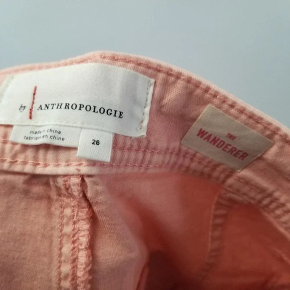 Anthropologie The Wanderer Belted Cotton Linen  Pants 26 - Picture 6 of 14